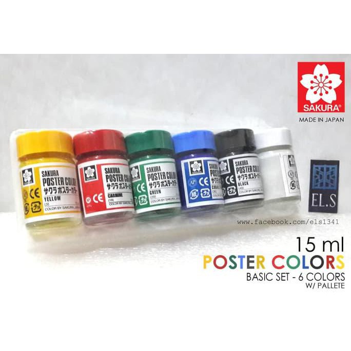 

TERLARIS Sakura Poster Colors - Basic Set 15ml
