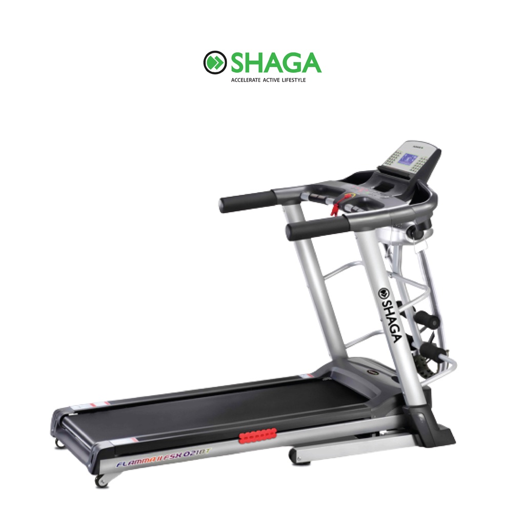 Shaga - Treadmill 3 in 1 - Flamma II FSX 0218T Motorized Running, Massager, Sit Up, Twist Disc, Dumb