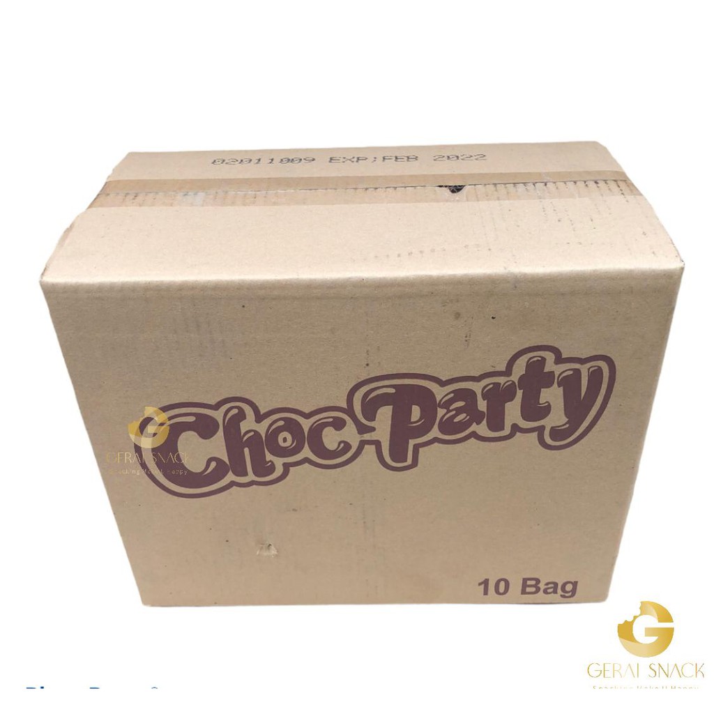 Choc Party Tobelo 1BAG Cokelat Compound isi Beras Crispy Aneka Rasa (40pcs)