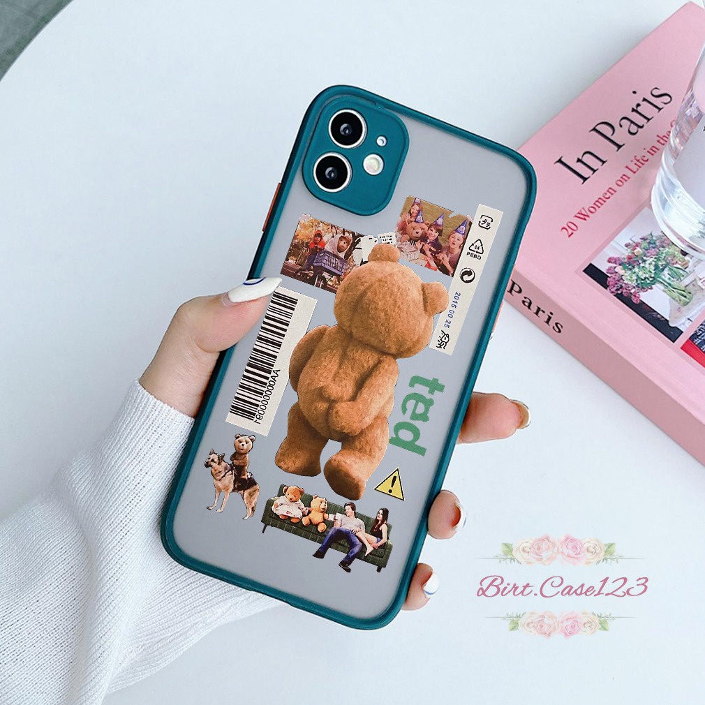 SOFTCASE DOVE HYBRID CUSTOM TEDDY BEAR OPPO VIVO SAMSUNG REALME XIAOMI IPHONE INFINIX FOR ALL TYPE BC6445