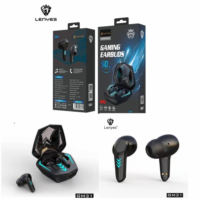 Handsfree Headset Lenyes Gaming GM-31 Game Original Suara Mantap Grosir