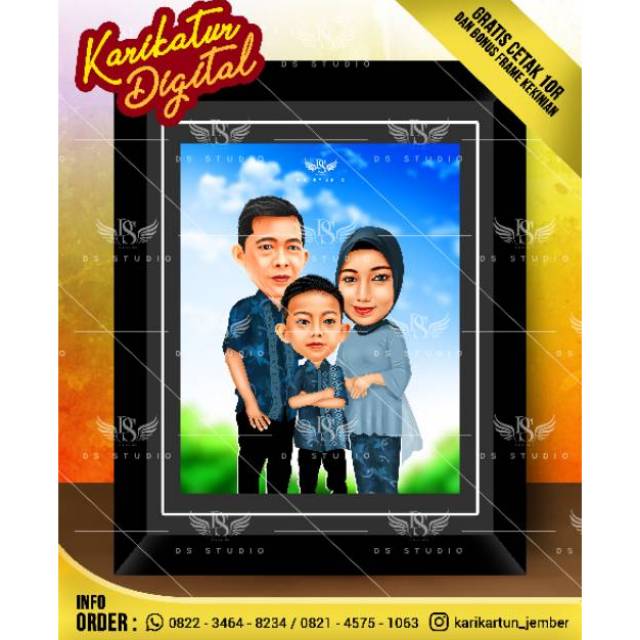 Jasa karikatur dan lukisan digital