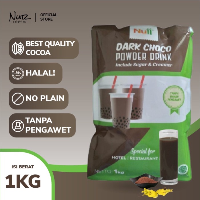 

DISKON - (BISA COD) Nuii Powder Drink - Dark Choco Milk