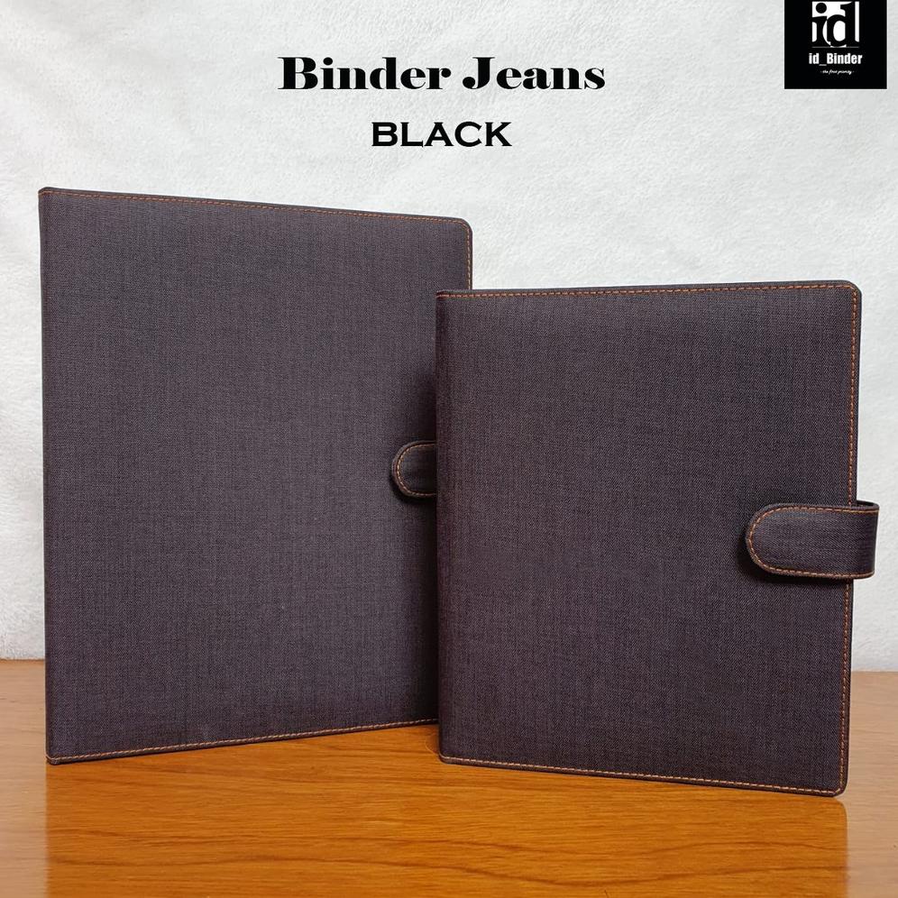 

[KODE PRODUK Y82O] BINDER BAHAN JEANS/DENIM 9 WARNA PILIHAN A5 DAN B5
