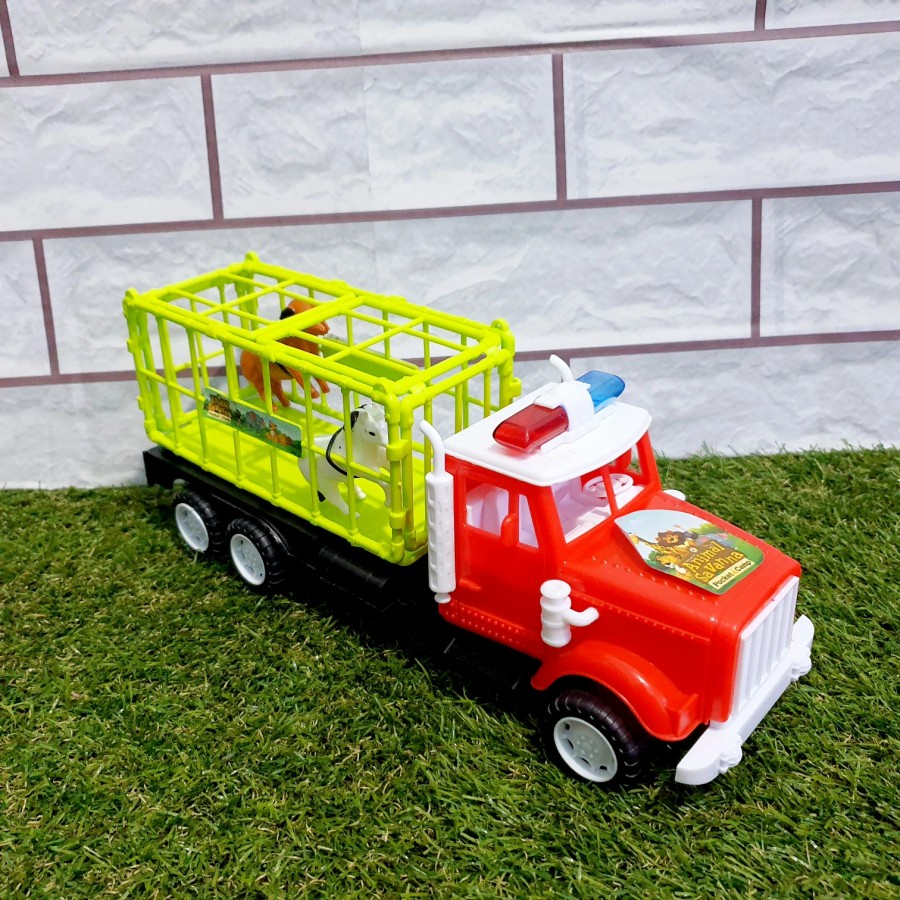 MAINAN MOBIL ANIMAL SEDANG ANAK EDUKATIF - MAINAN TRUK HEWAN - mm