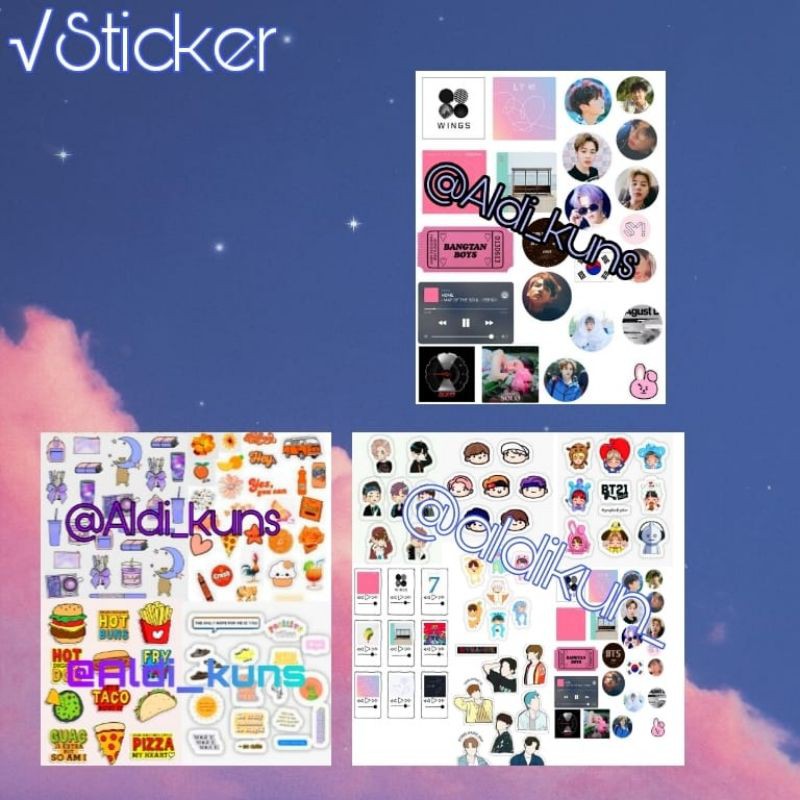 

[NO CUTTING] STIKER CUSTOM SIZE A6
