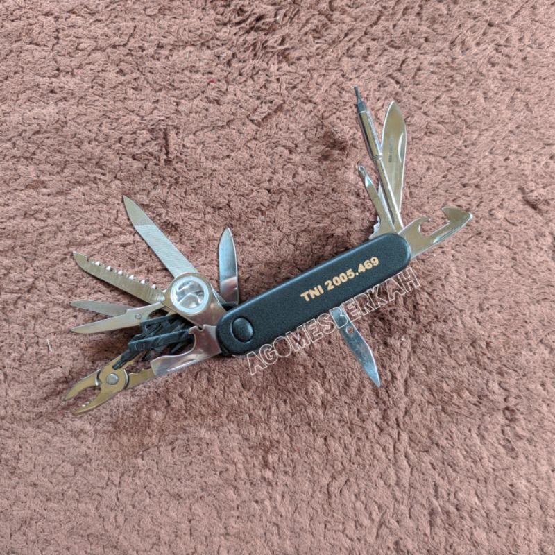 MULTI TOOLS/PISAU SURVIVAL/PISAU MULTIFUNGSI JATAH TNI