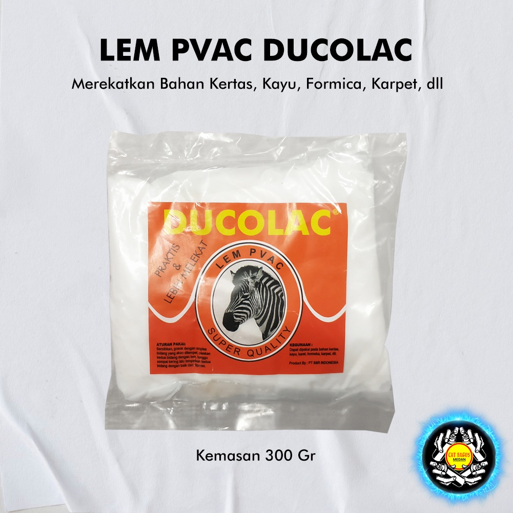 LEM PUTIH PVAC SERBAGUNA BAGUS LEM KAYU KERTAS SOFTBOARD PERMEKA FORMECA KARPET KARET 300 GRAM BERKU