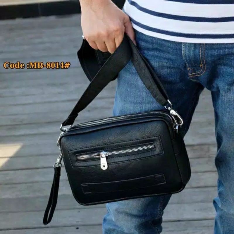 SLINGBAG MB 7314 clutch pria MULTIFUNGSI  bisa selempang import