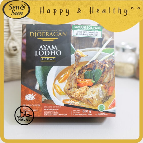 

Sen&Sun Djoeragan Ayam Lodho Pedas 550 gr