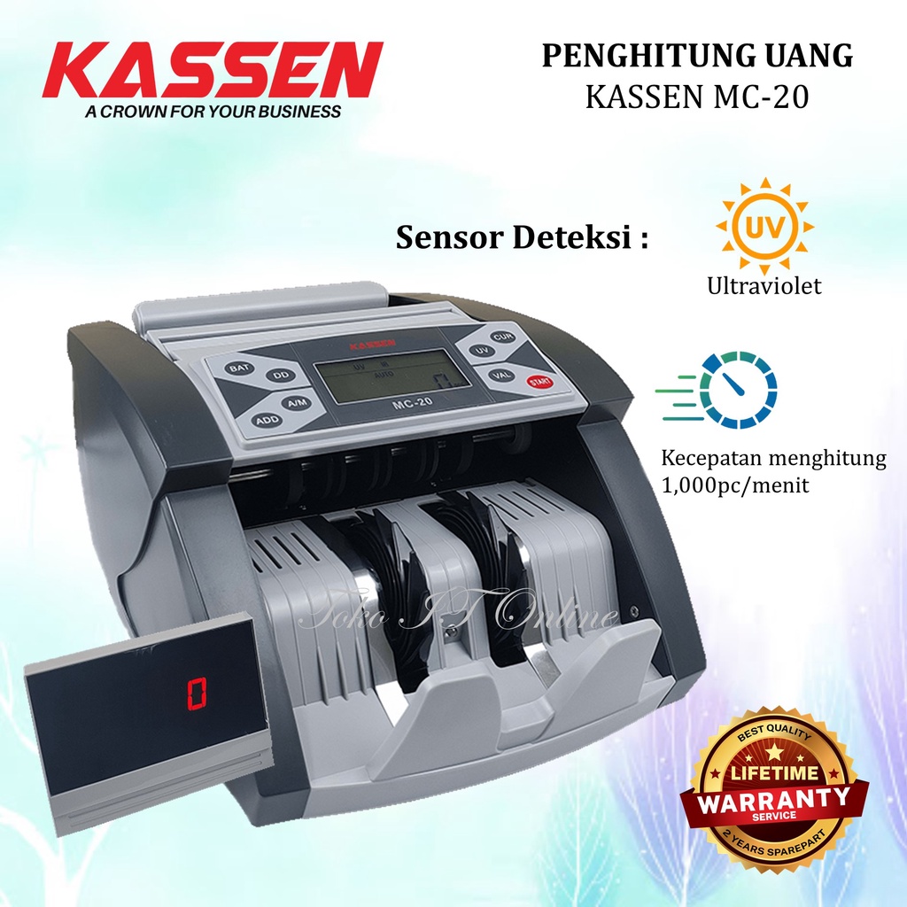 MESIN HITUNG ZSA 911 UANG MONEY COUNTER ZSA911 UV / KASSEN MC20