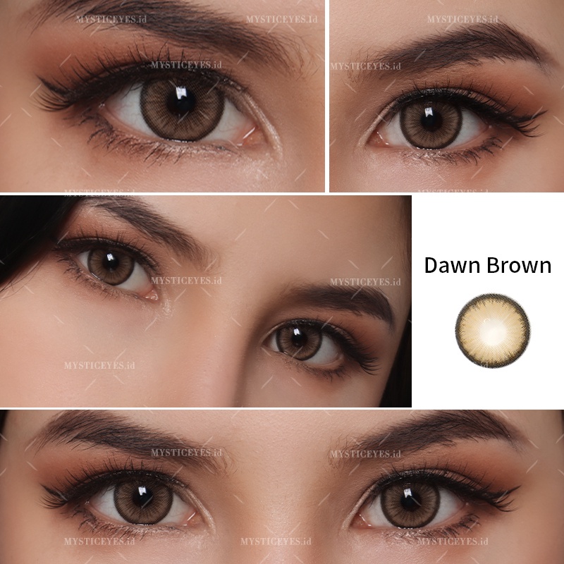 [✅COD] MYSTICEYES SOFTLENS DAWN SERI LENSA KONTAK NORMAL 14.5 MM