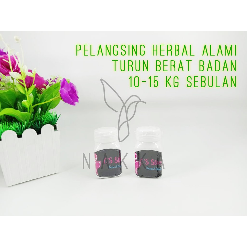 Pelangsing Obat Diet Herbal Penurun Berat Badan Cs Slim
