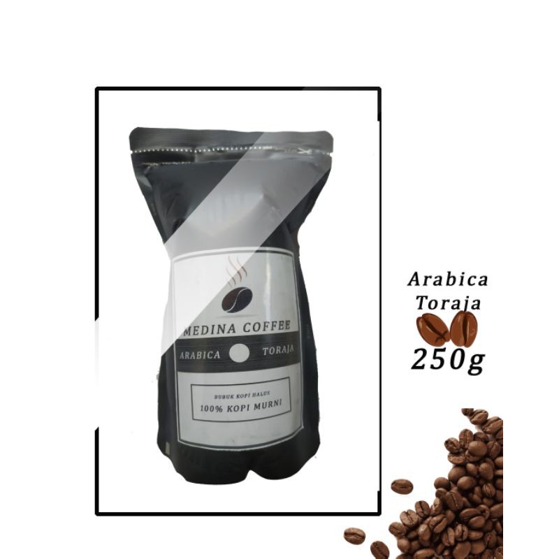 

Kopi Arabica Toraja Medium Roasting 100-1000gr bean, giling halus/kasar