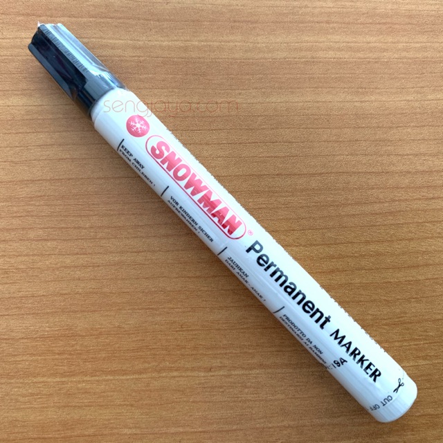 

Permanent Marker Snowman Black