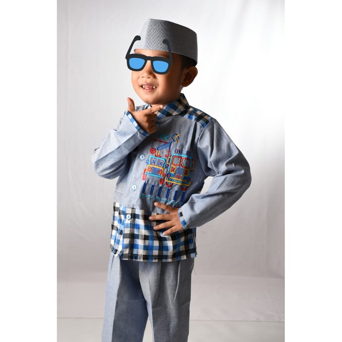 Koko Anak Alharamain Terbaru C07 Murah K1462J , Tanggung Sd,  GK783 Baju Muslim Setelan Laki-Laki B