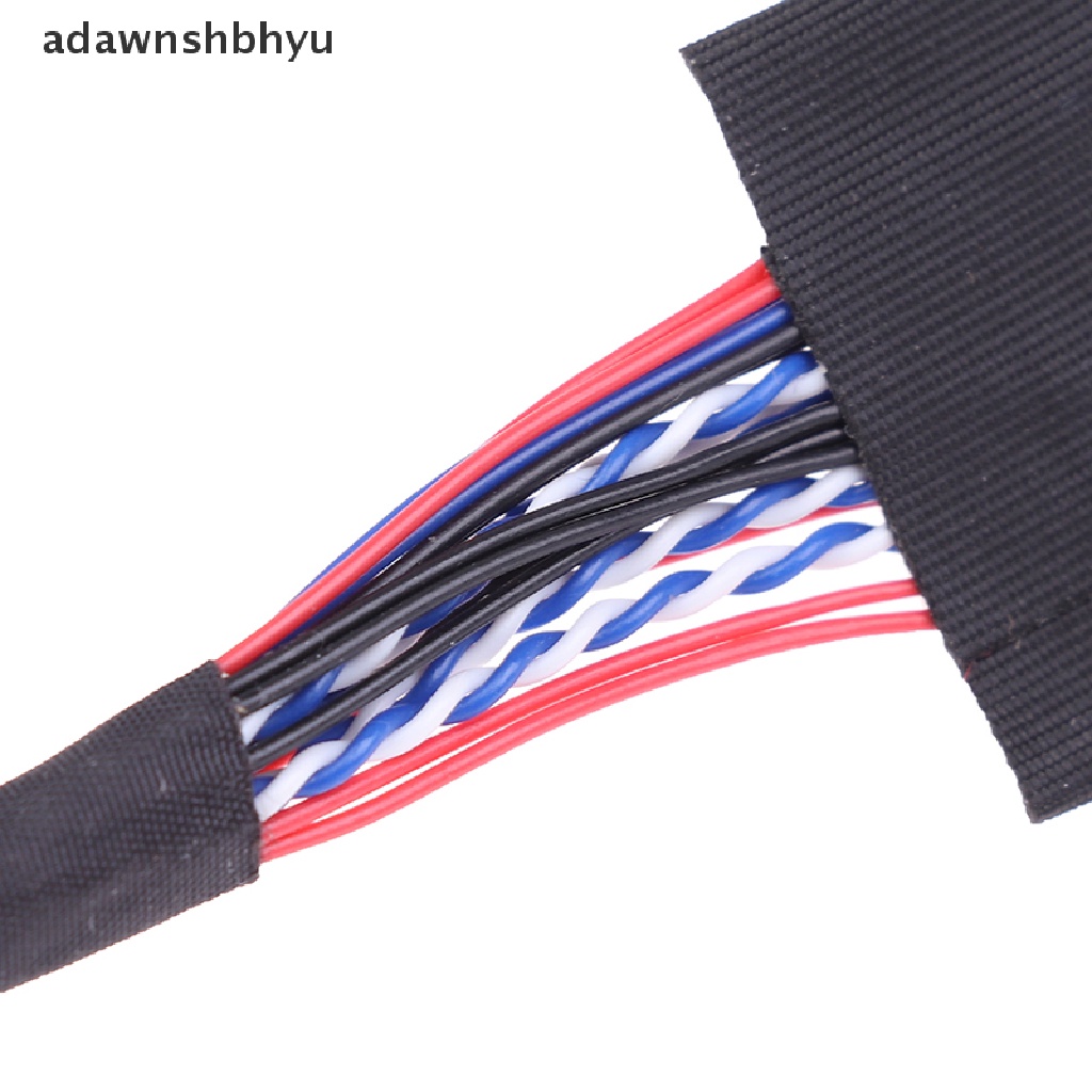 Adawnshbhyu 1PC New Arrival 40pin 1chanel 6bit Kabel Layar LVDS LCD LED Untuk Display