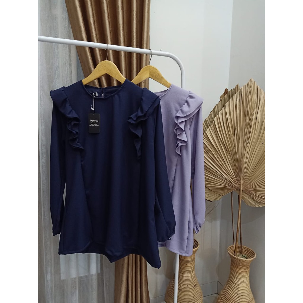 Atasan Wanita Muslimah / Atasan Wanita Kekinian Terbaru / Atasan Blouse Premium Import Berkualitas