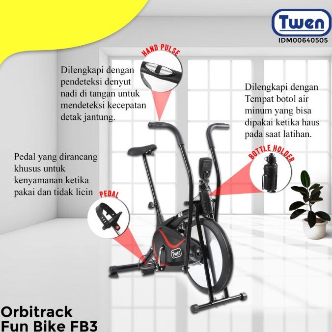 Sepeda Statis Orbitrack Fan Bike Twen Fb3 - Platinum Bike Termurah Ss46546