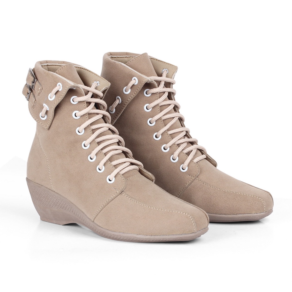 Sepatu Boots Wanita Romenaco R120 Cream