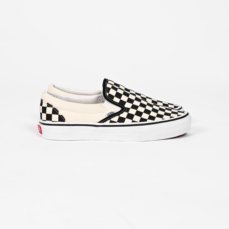 (SALE) V4ns Slip On Chekckerboard Black White Original