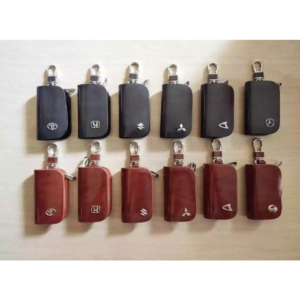 Gantungan Kunci Dompet STNK Mobil Motor KULIT Import Kualitas PREMIUM Logo WULING / Aksesories Mobil TERTALRIS MURAH