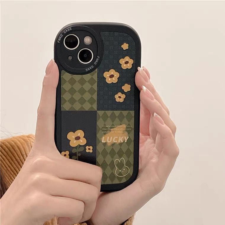 [TPC] Phone Case IPHONE 6 6S 7 8 PLUS X XS MAX XR 11 12 13 PRO MAX YELLOW FLOWER Casing Case Korean Cute IP025