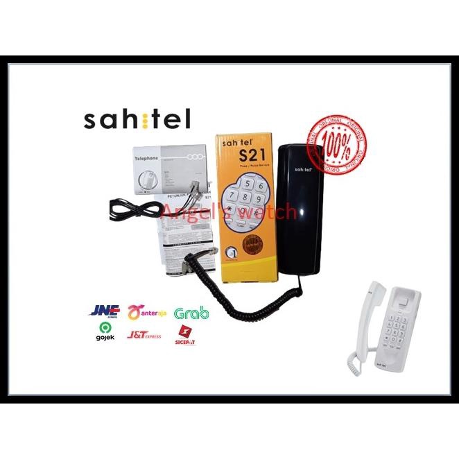 Telepon Kabel Sahitel S21 Pesawat Telepon Kabel Sahitel S21 ( Hitam)