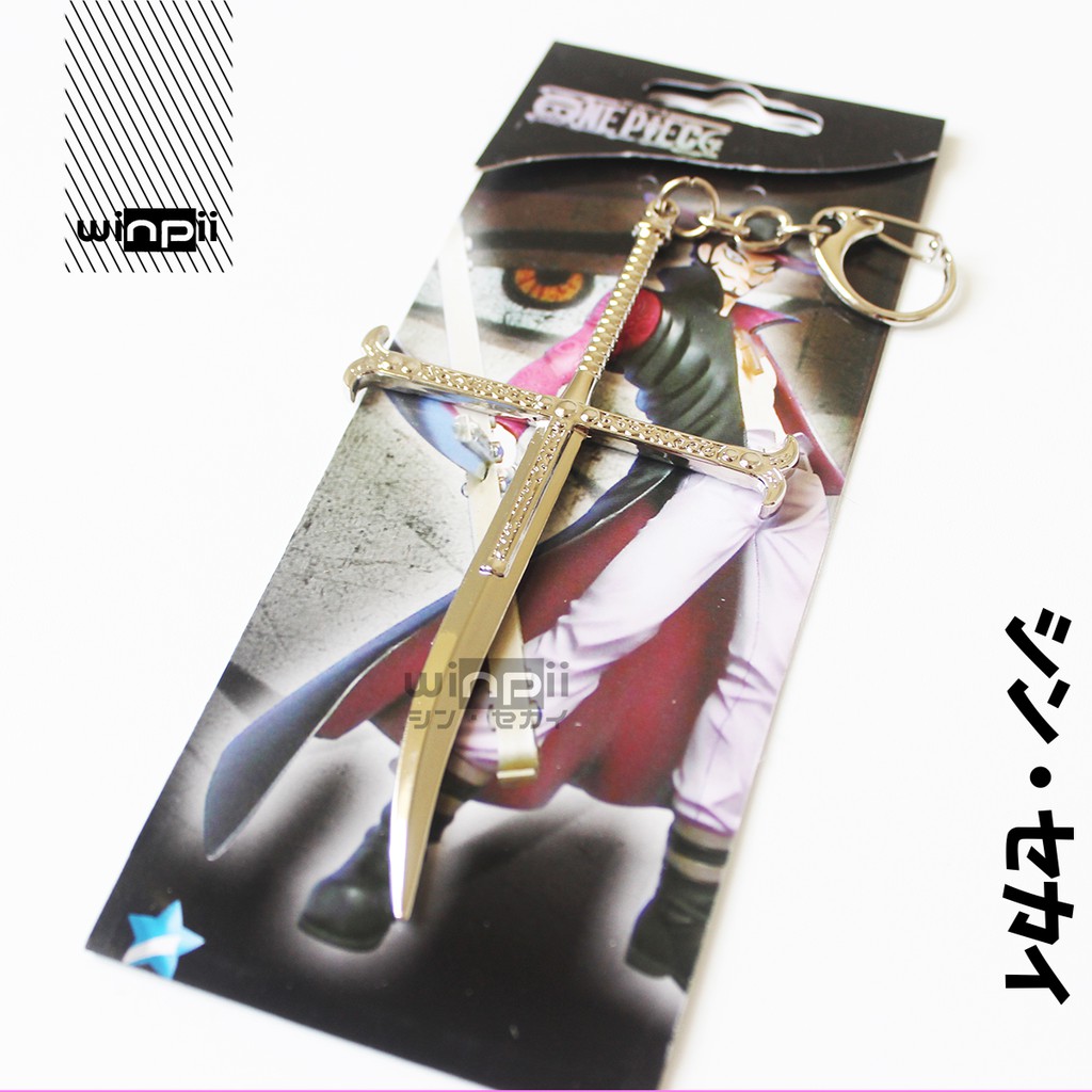 Gantungan Kunci / Keychain Pedang Mihawk Anime One Piece