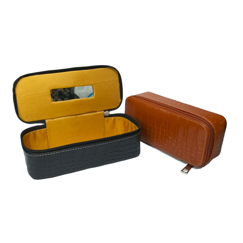 Pouch make up mini beauty case kecil tempat makeup lipstik dan alat rias travel organizer kotak aksesoris wanita