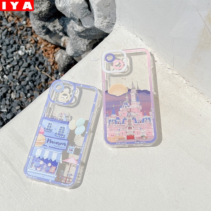 Soft Case TPU Motif Kartun Kastil Untuk Samsung A23 A13 A03S A12 A32 A22 A21S A22 A52 A72 A50 A20 A51 A71 A10s A11 M12 A53 S21