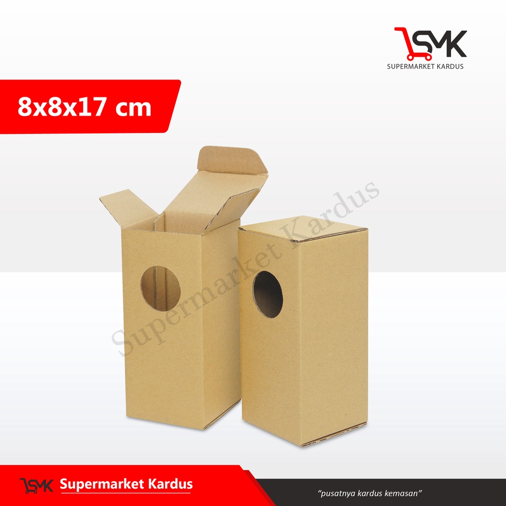 

Box 8x8x17 (woelanshop) Kardus/boxpayung/boxtumbler/Kardusmini/Karduskecil/Boxkecil/Karton/Kartonmini/Kemasan/Hampers/Gift/sliplock/Tinggi17