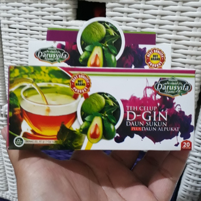 

Teh Celup Daun Sukun plus Daun Alpukat D GIN Detox Ginjal Ginmaxs Darusyifa