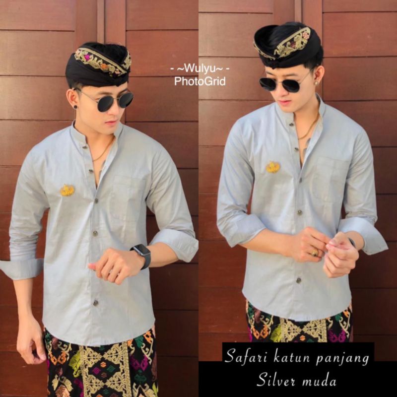 safari panjang katun premium - semi safari bali