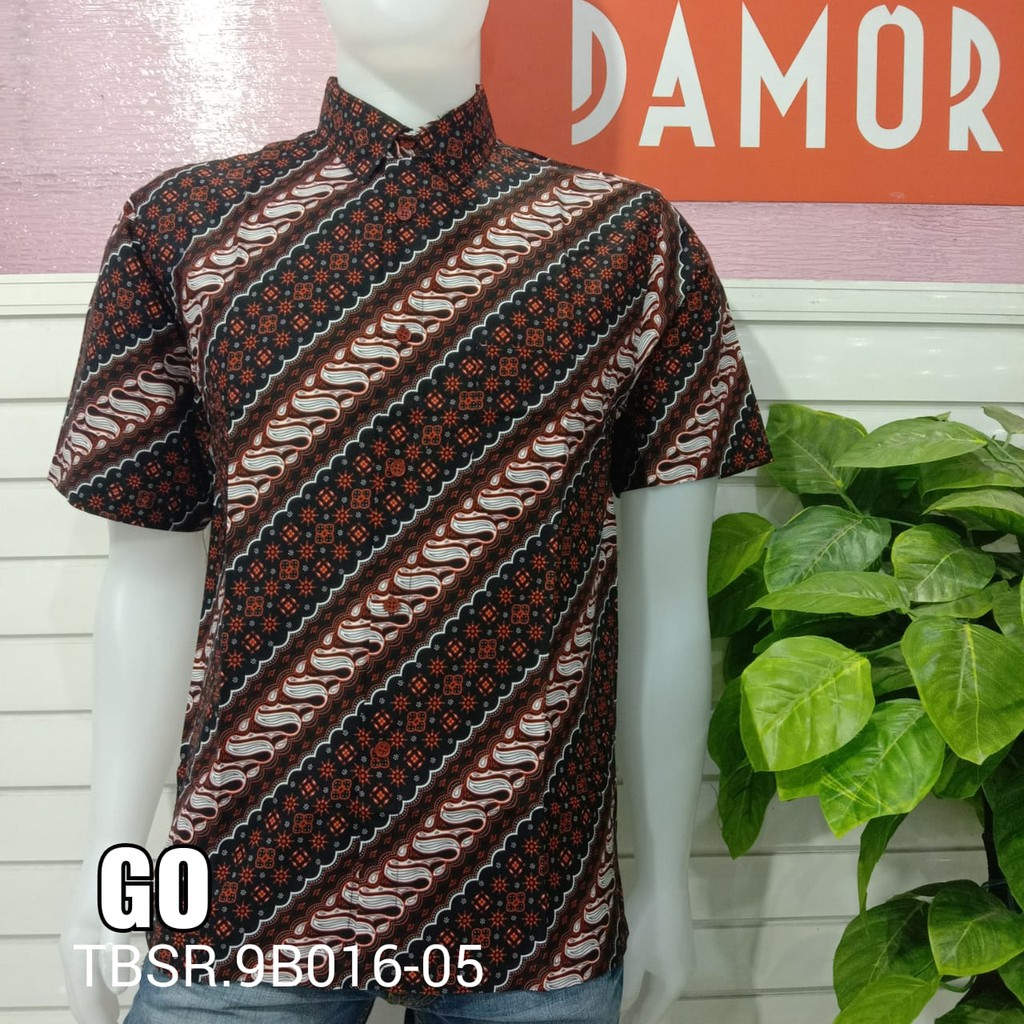 gof DAMOR (CRESSIDA) KEMEJA BATIK LENGAN PENDEK PRIA REGULER Baju Batik Cowok