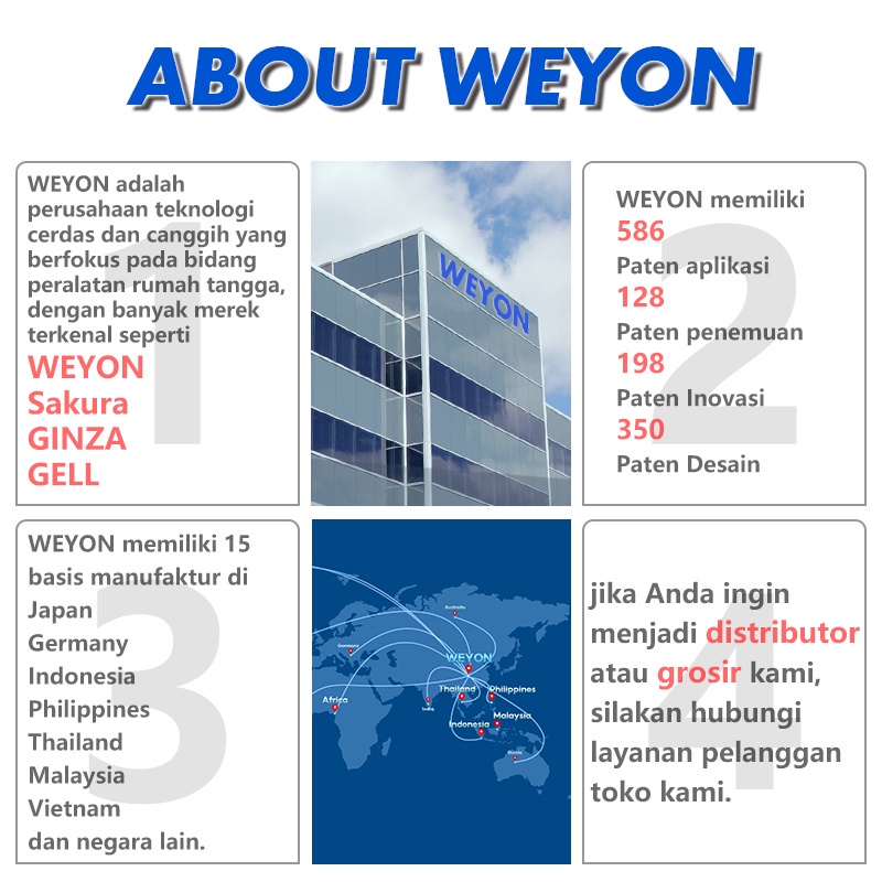 Weyon Sakura TV LED 22 inch HD Ready Smart TV Televisi With STB(SMART-S22BNEW)