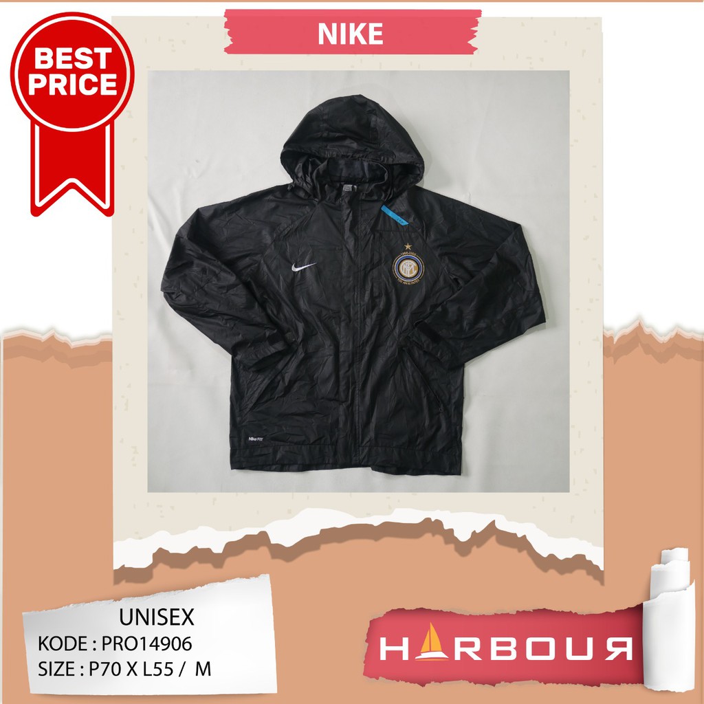 NIKE INTER MILAN Jaket Sport Casual Outdoor Second Original PRO14906