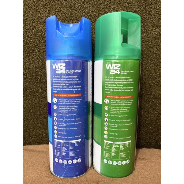 WIZ 24 Desinfektan Udara Ruangan AEROSOL 100ml / Air Disinfectant Spray Saniter wiz24 100 ml