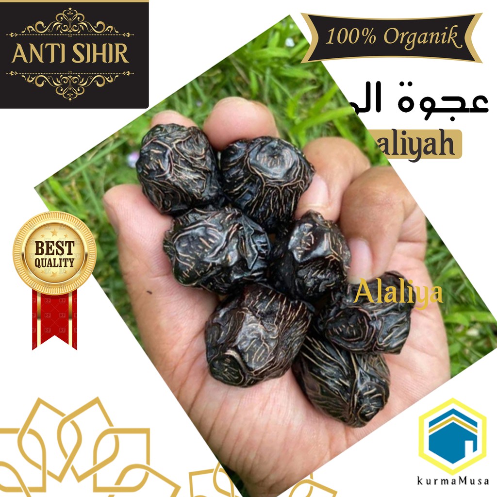 

Kurma Ajwa Premium 500gr Aliyah Madinah