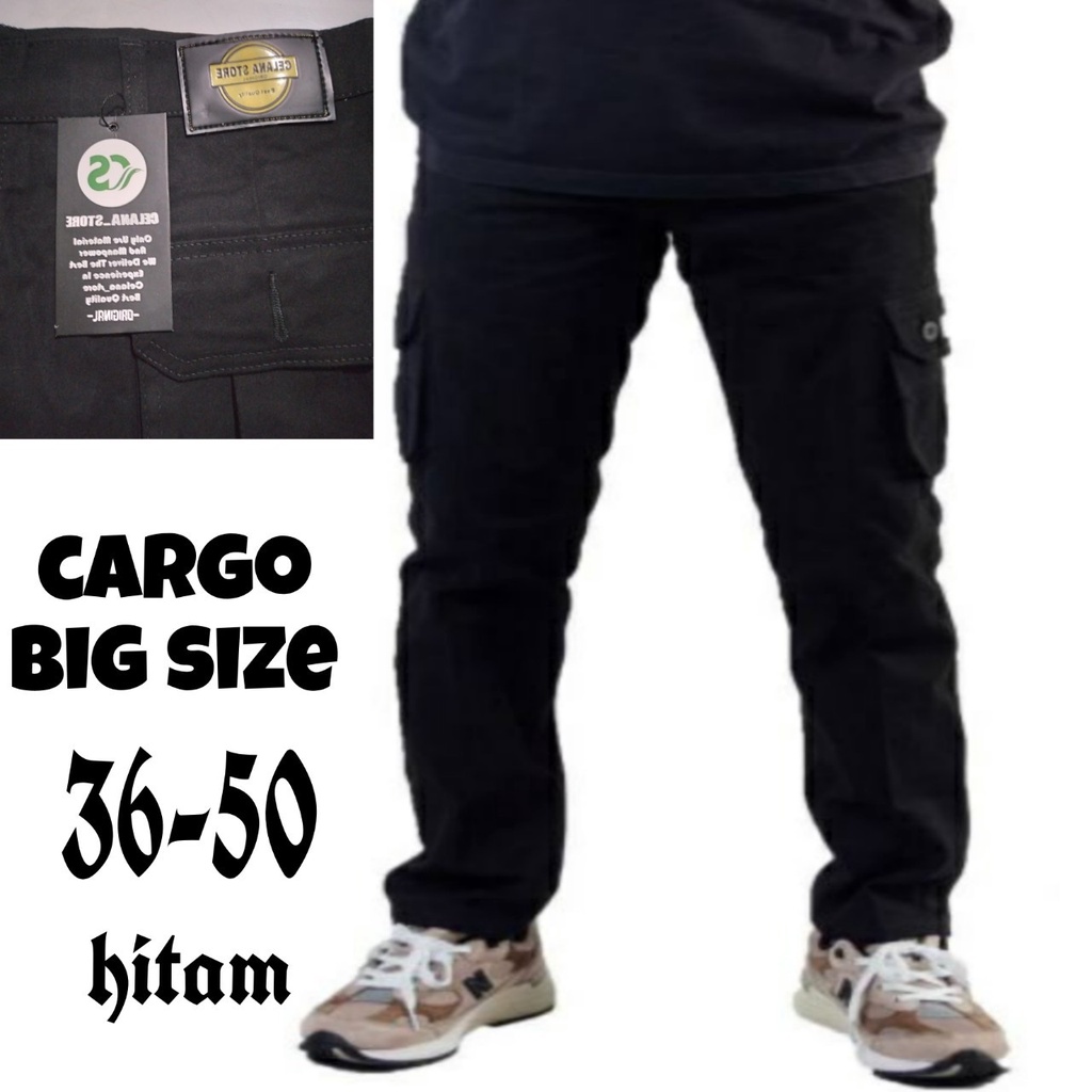 CELANA CARGO BIG SIZE/ CELANA JUMBO PDL BIG SIZE TERLARIS/CELANA CARGO PANJANG TOP1 BIG SIZE 36-50/CELANA CARGO JUMBO