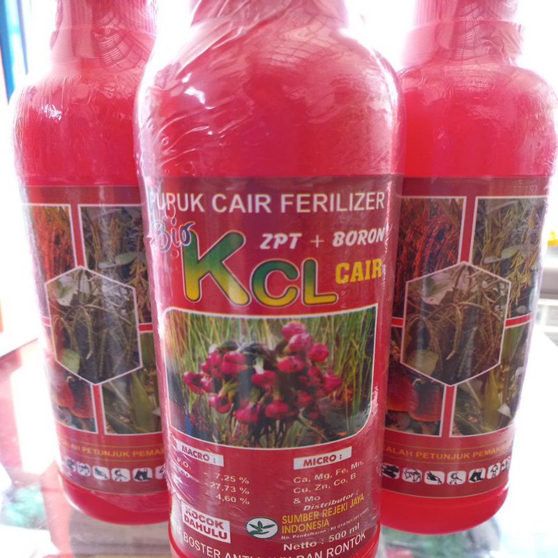 Pupuk BIO KCL CAIR + ZPT + BORON + ANTI RONTOK 500ML (100% Original)