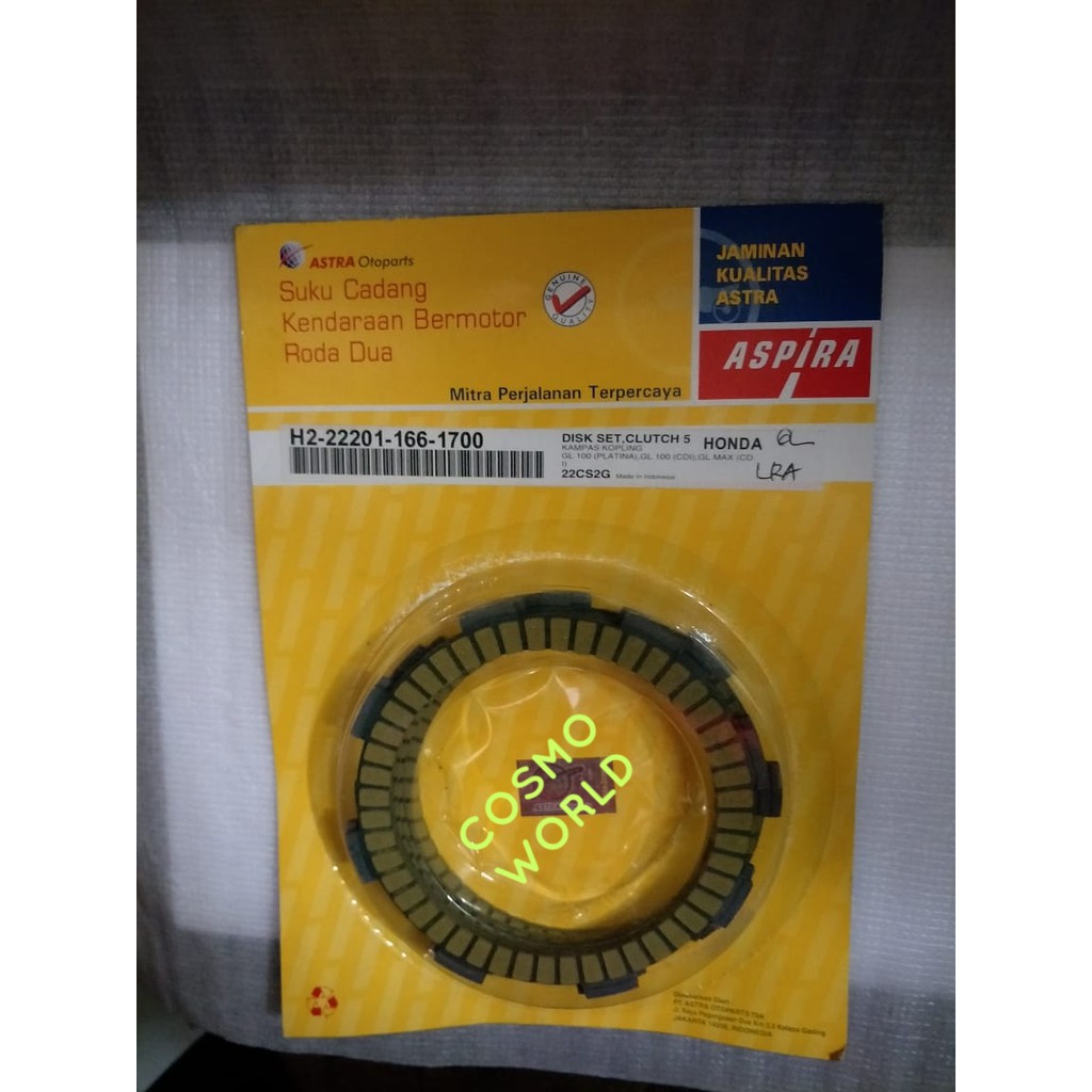 Kampas kopling Gl/Gl Pro/Gl Pro Neo tech/Gl Max Neo Tech/Win Per Set