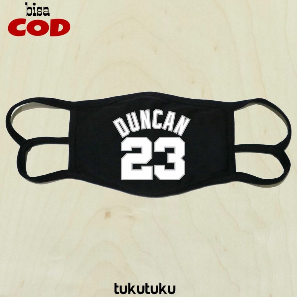 Masker Sport Pemain Basket NBA San Antonio Spurs Tim Duncan