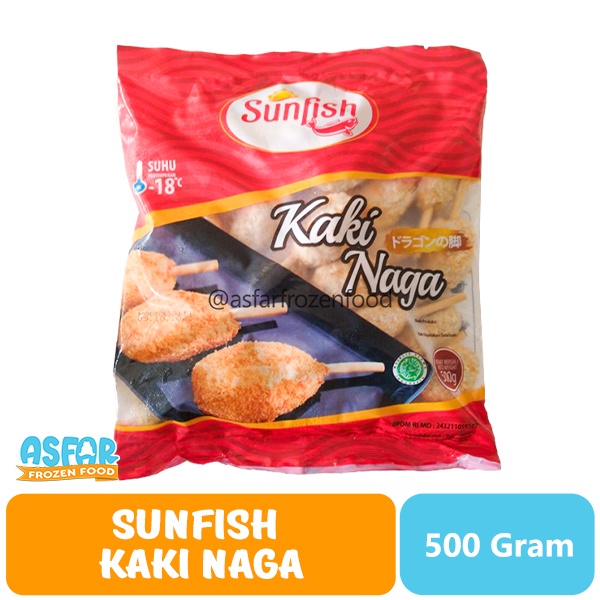 

Sunfish Fish Nugget Stick / Kaki Naga 500 Gram