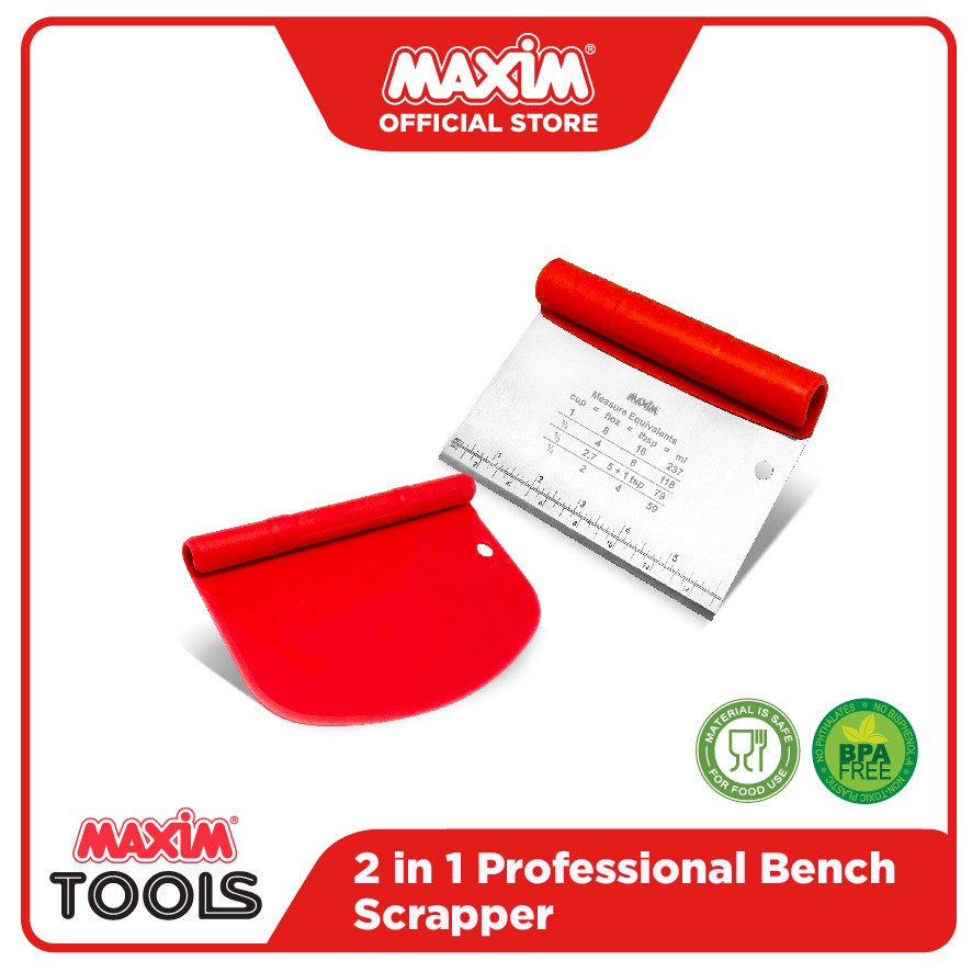Maxim Tools Dough Cutter & Cake Scrapper - Pemotong Adonan / Kue