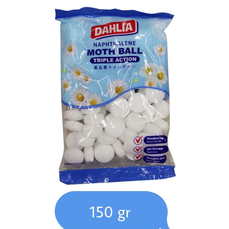 DAHLIA Naphthalene Disk Ball Kapur Barus 150 gr