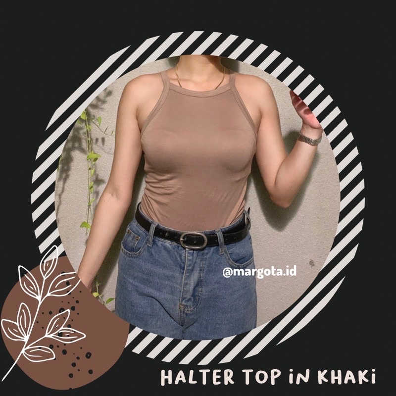 Margota Halter Top / Tank Top / Singlet tali / Inner / Daleman-5