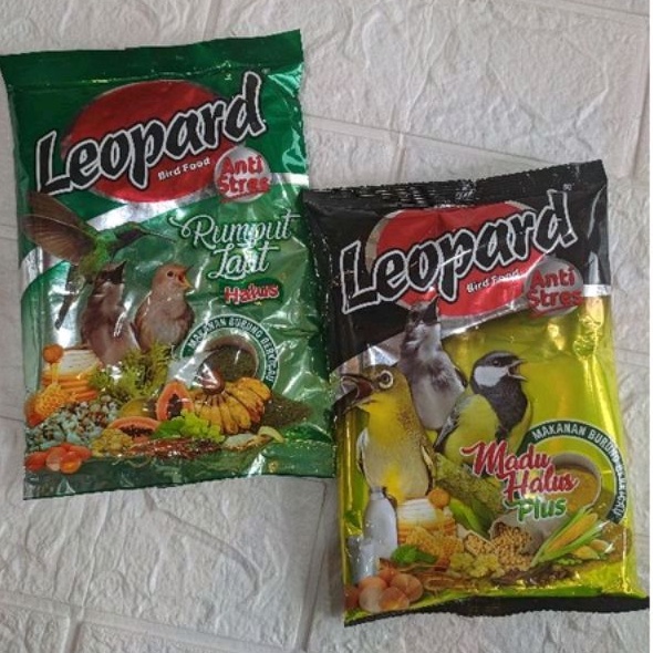 LEOPARD PAKAN BURUNG HALUS || MADU &amp; RUMPUT LAUT