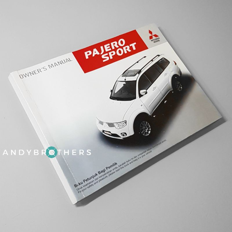 Jual Buku Owners Manual Book Pedoman Pemilik Mobil Mitsubishi Pajero