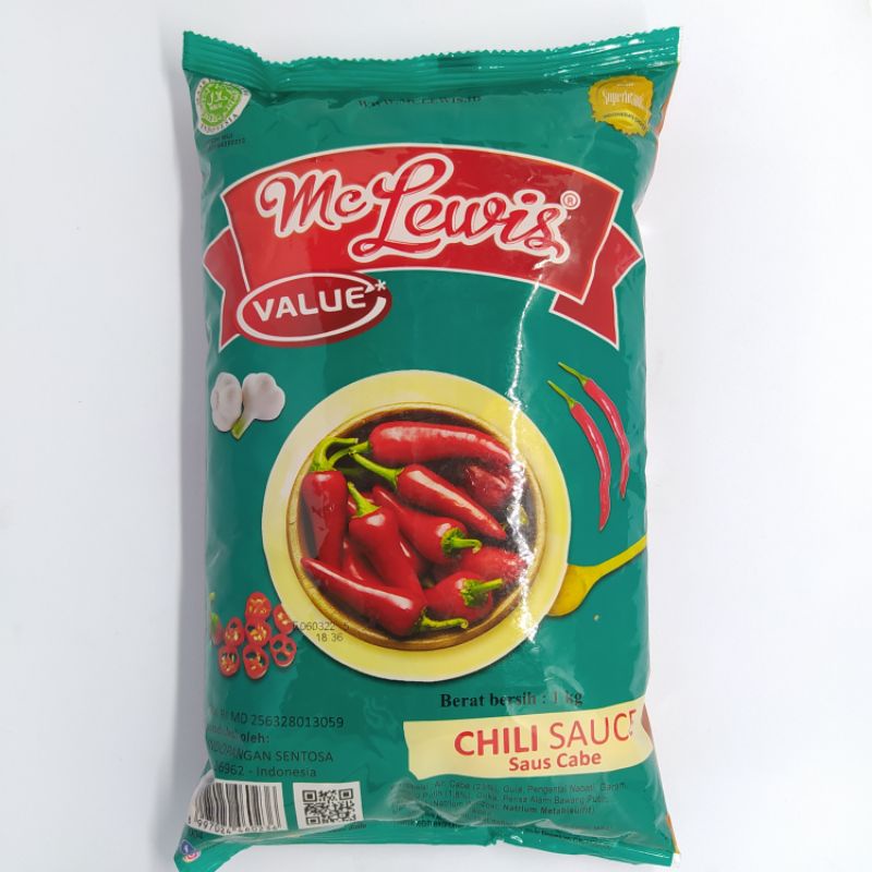 

Sambal Mc Lewis 1kg/ McLewis Sambal 1kg